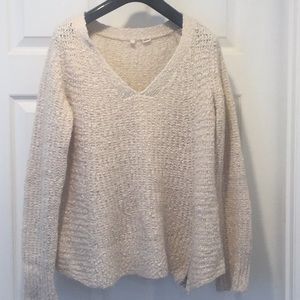 Anthropologie Moth v neck sweater sz M